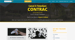 Desktop Screenshot of cancelatimesharecontract.com
